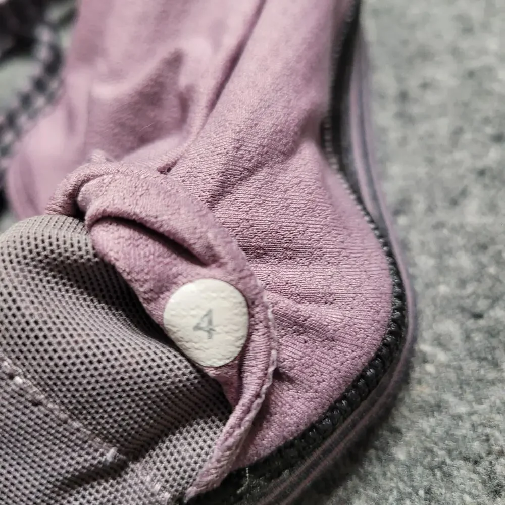 Lululemon Bra Women 4 XXS 2XS Hyper Stripe Seek The Heat Bralette Yoga Athletica